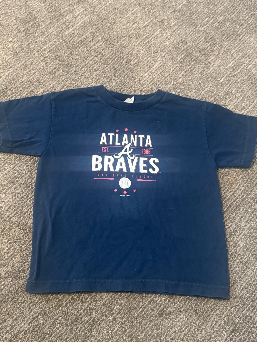 Kids Navy Short-Sleeve Graphic Tee
